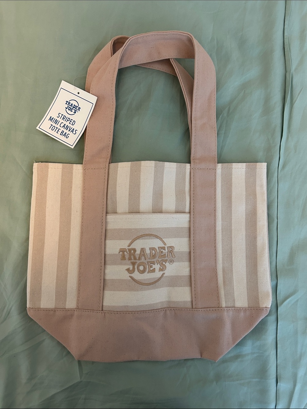 Trader Joes Striped Mini Bag